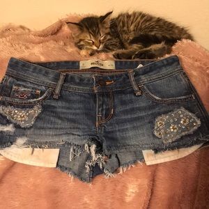 Hollister fem studded shorts